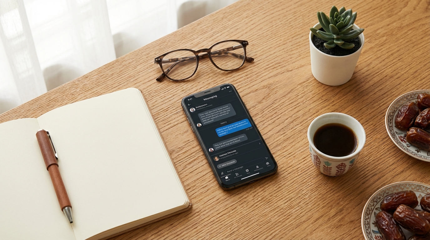 Close up of a smartphone with LinkedIn app open