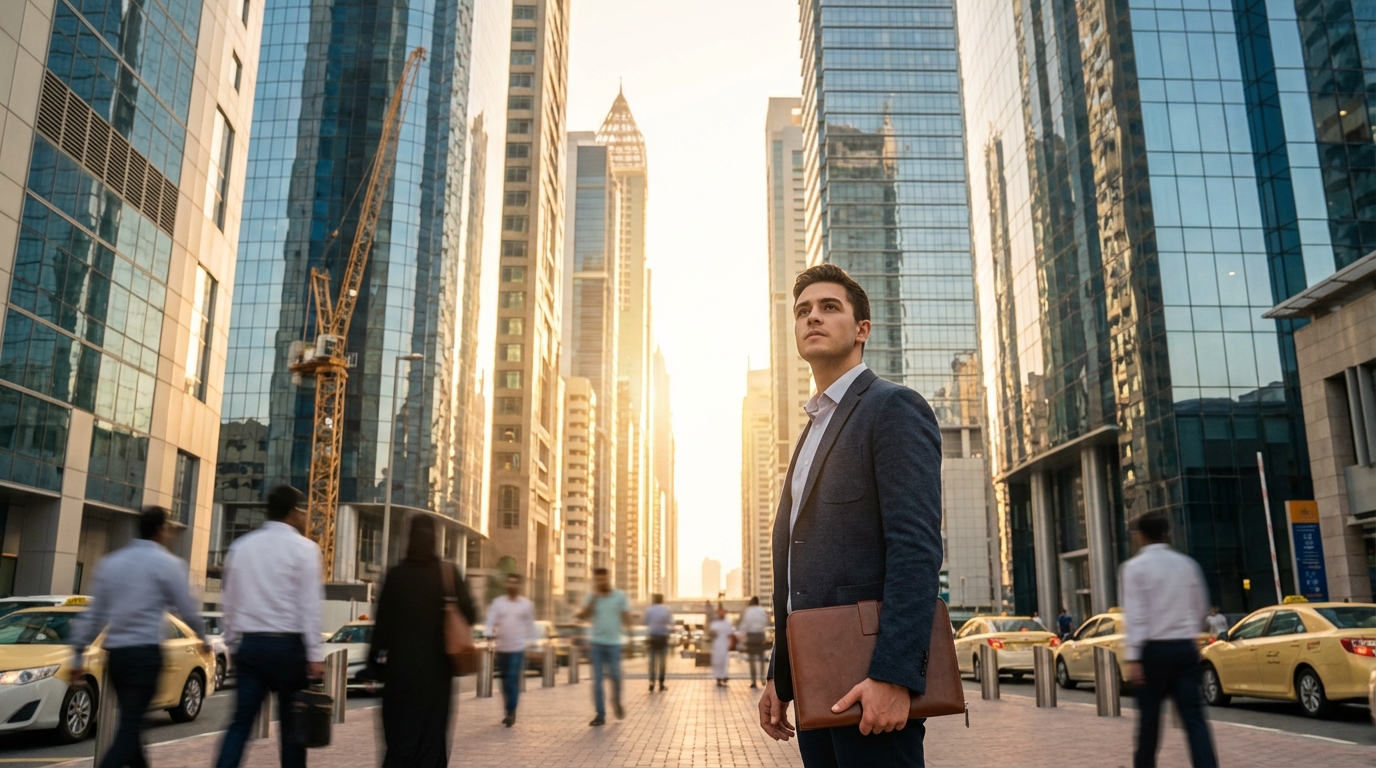 A visual representation of the competitive Dubai job market for graduates