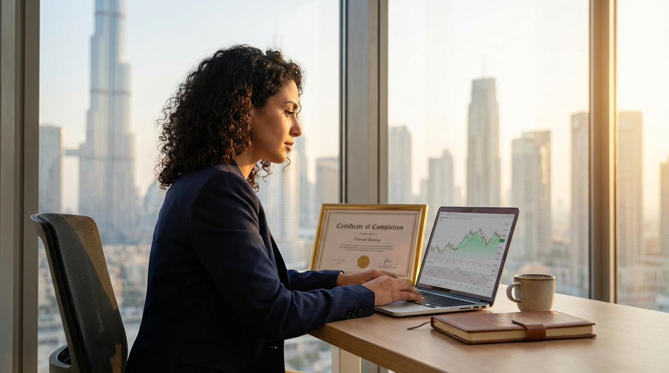 Professional studying for certification