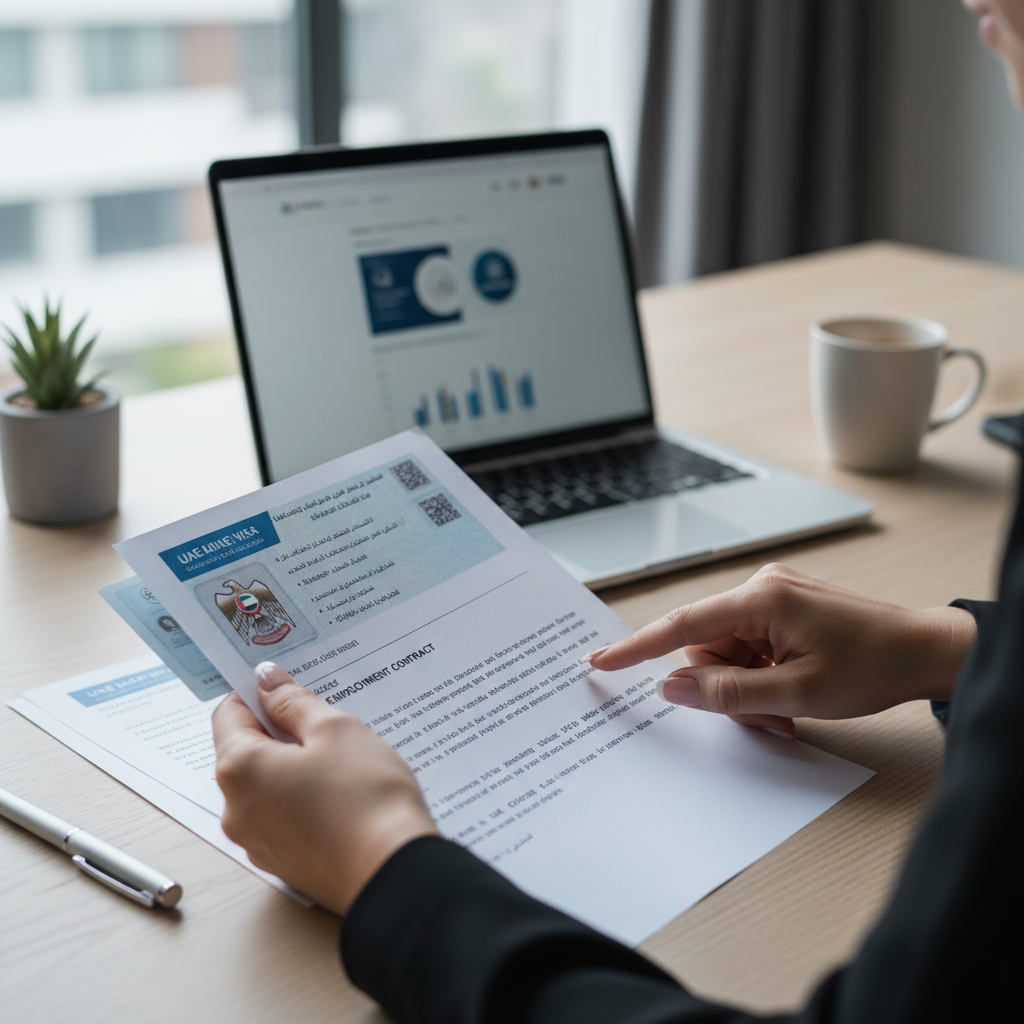 UAE Visa Application Concept