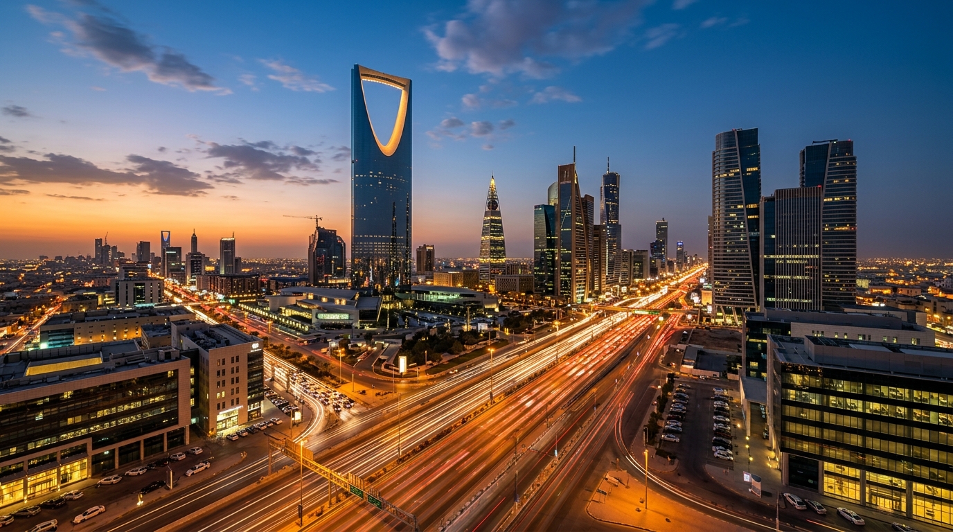 Riyadh city skyline showing modern developments