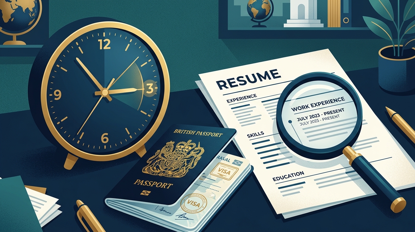 Time pressure on a visit visa