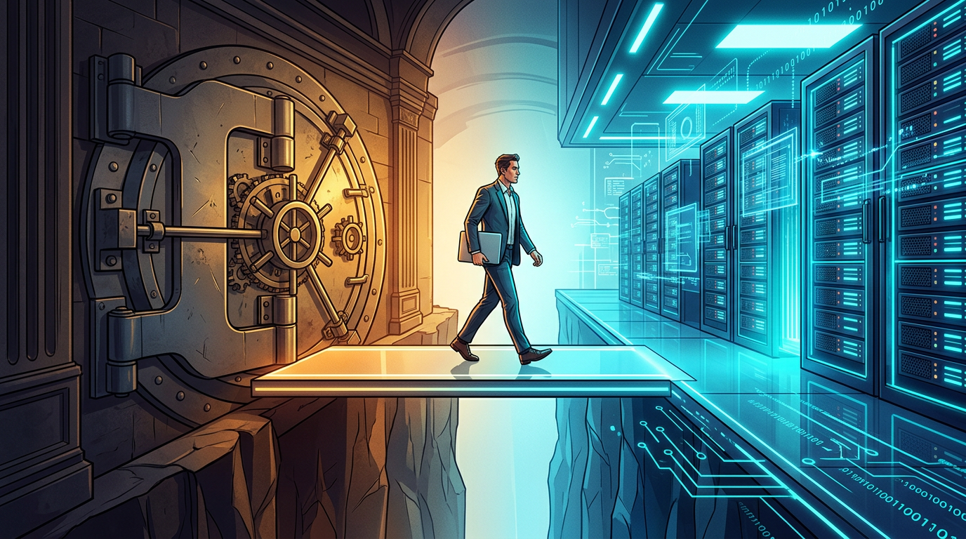 Professional breaking out of traditional finance silos into digital tech